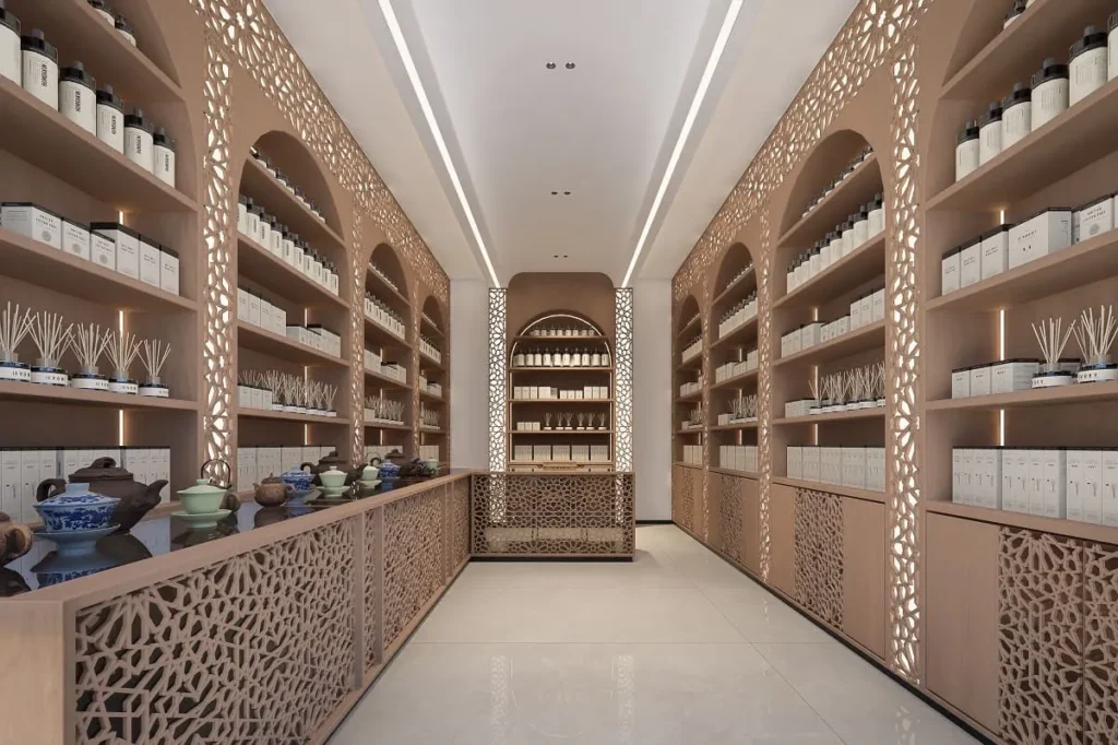 أفضل تصميم محل للعطور