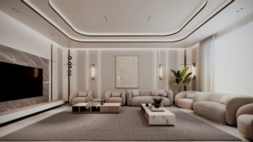 تصميم داخلي لمنزل مودرن في مسقط