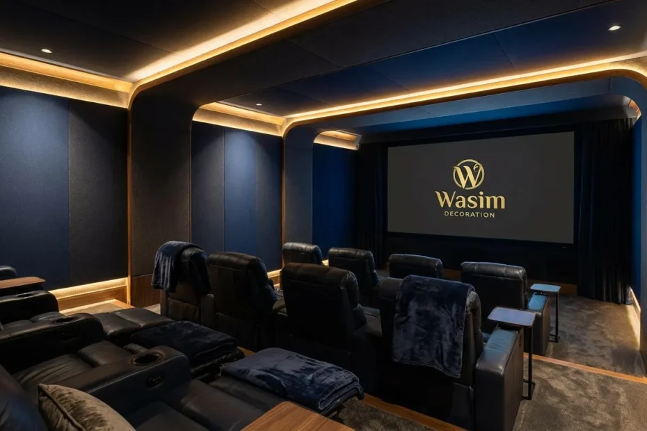 تصميم غرف السينما المنزلية