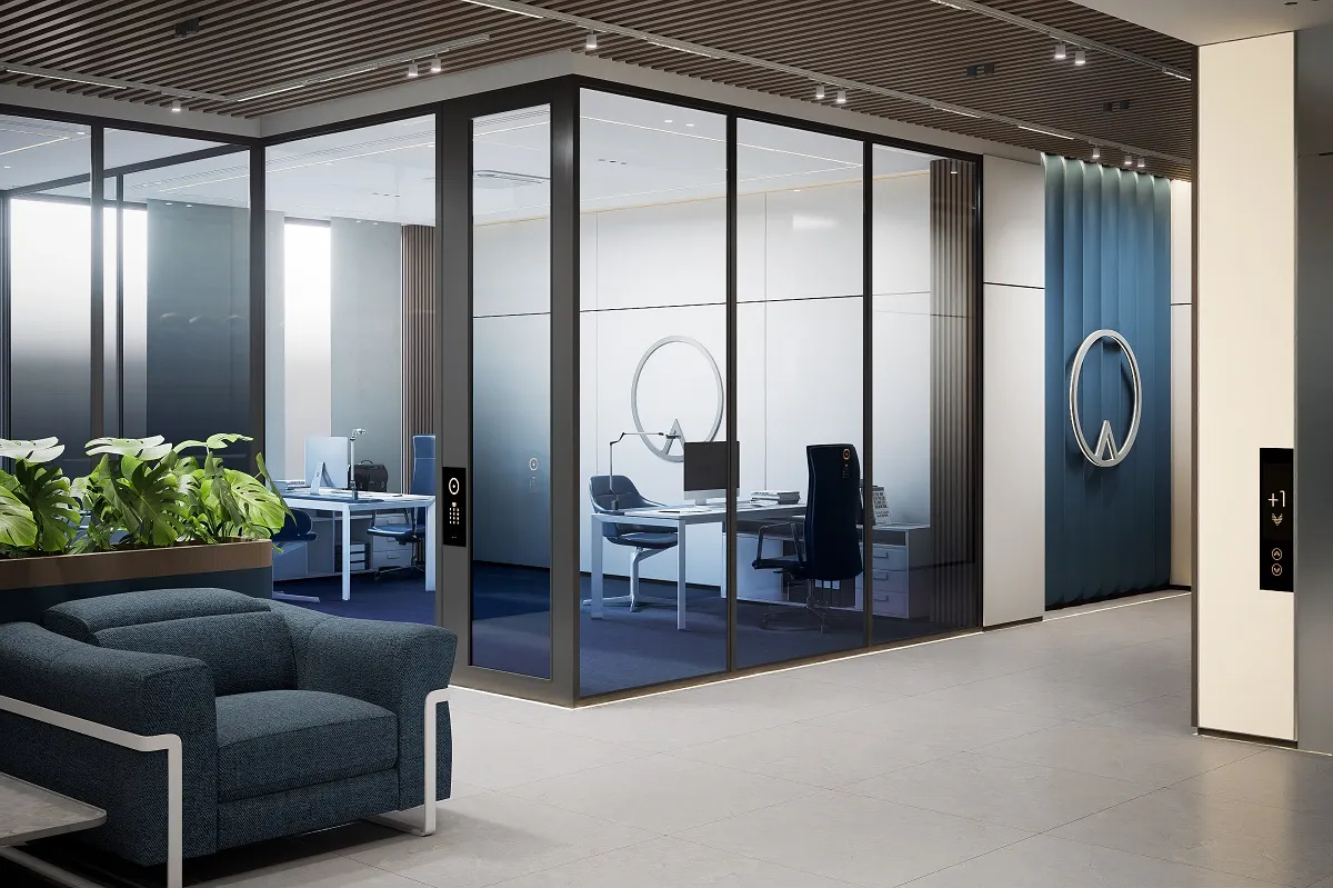 تصميم داخلي لمكاتب إدارية حديثة