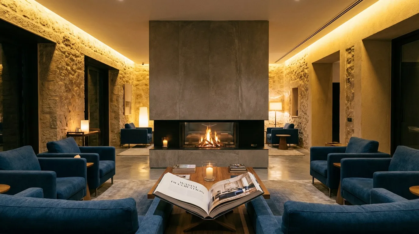 تصميم المشب في المجالس الداخلية